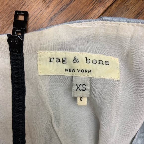 Rag & bone silk blend high low blouse - Picture 4 of 6